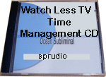 Watch Less TV - Time Management CD