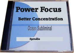 Power Focus (Concentration) Subliminal CD