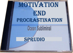 Motivation, End Procrastination, Get Inspiration Subliminal CD