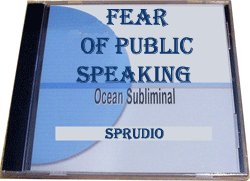 Fear of Public Speaking Subliminal CD